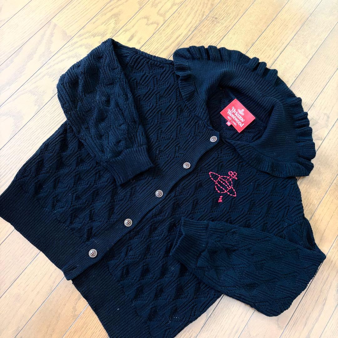 Vivienne Westwood Red Label ロゴ刺繍カーディガン