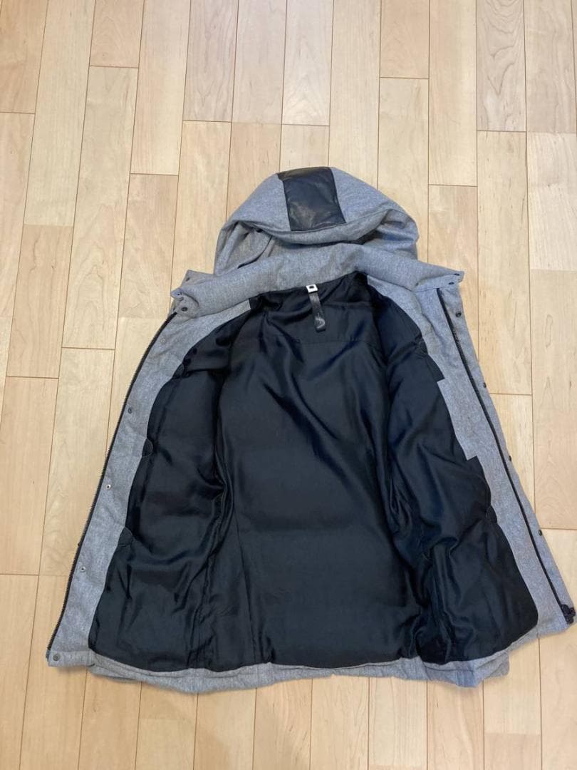 wjk ダッフルコートダウン ライトグレー 1051wl47 美品