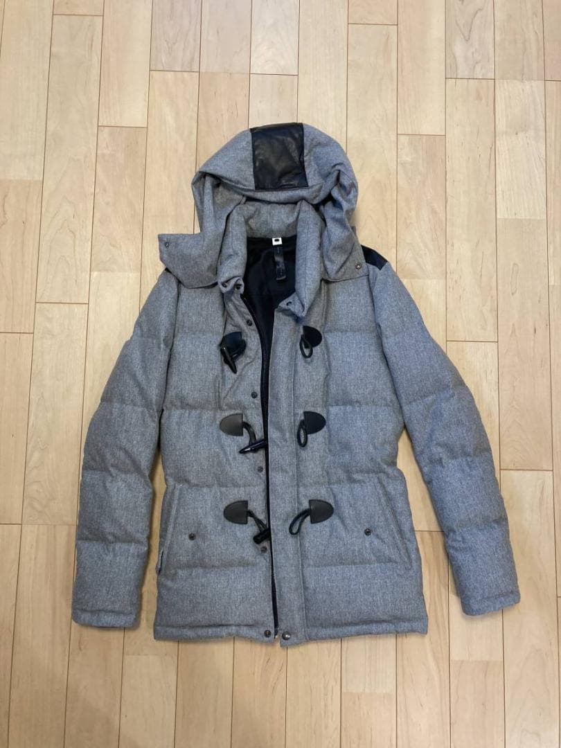 wjk ダッフルコートダウン ライトグレー 1051wl47 美品