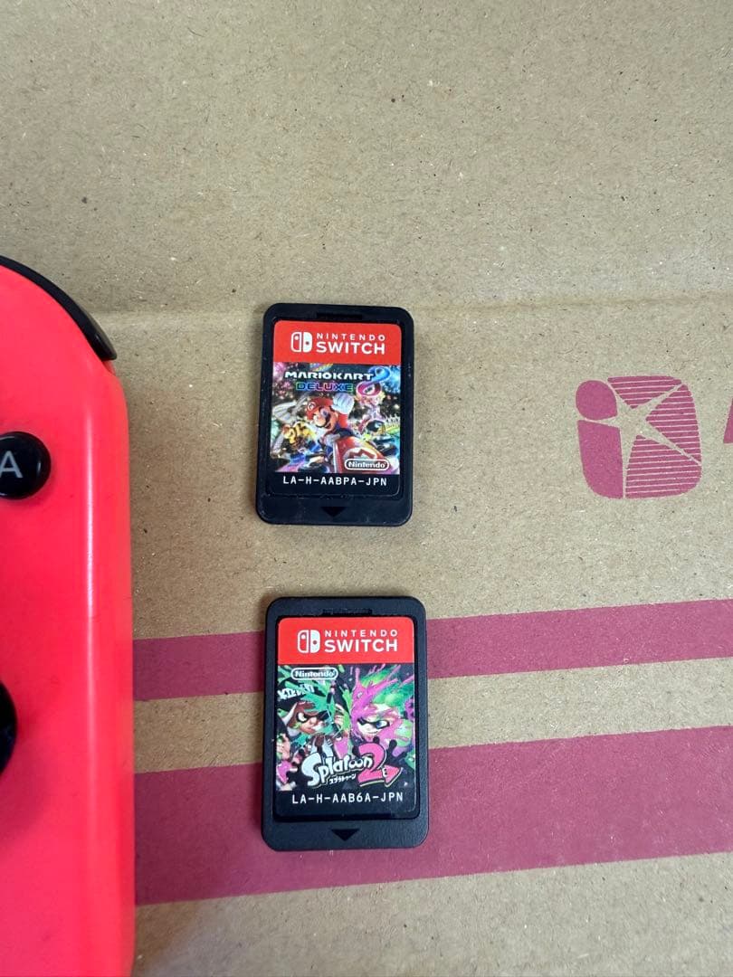 Nintendo Switch 本体 青赤 ジョイコン ゲーム付き