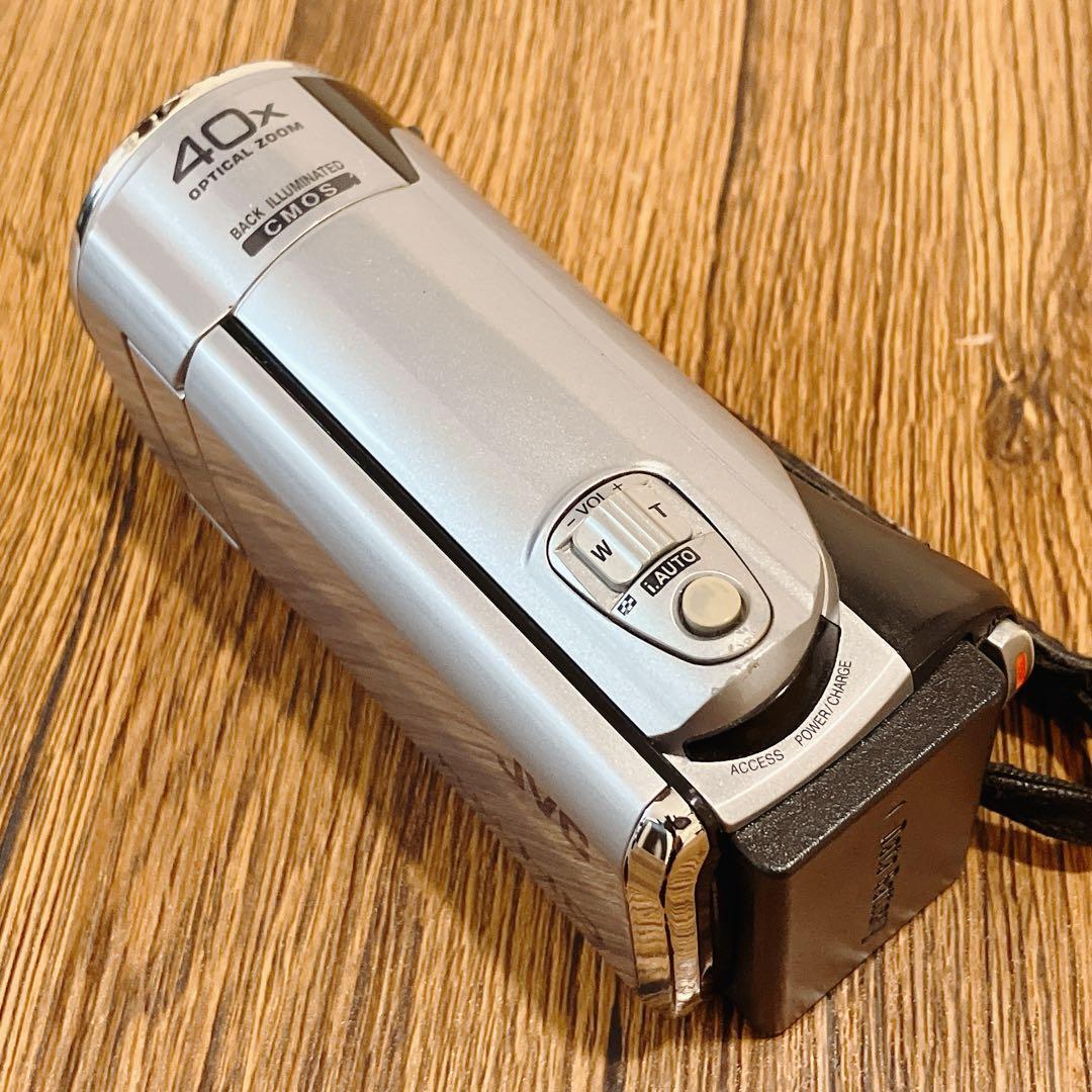 動作品　JVC フルHD ビデオカメラ Everio GZ-E100-S