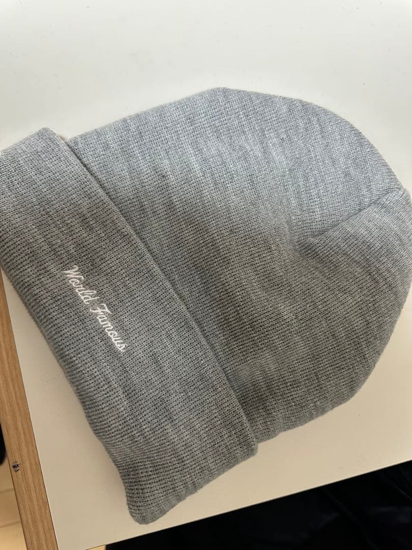 Supreme ボックスロゴ グレー ビーニー