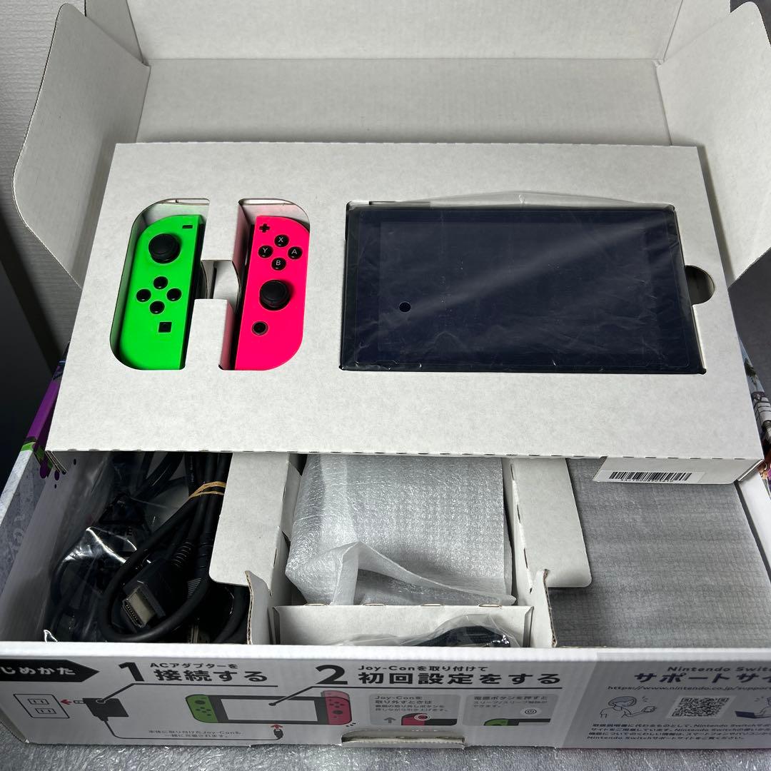 【箱付】ニンテンドースイッチ スプラトゥーン2セット 動作確認済