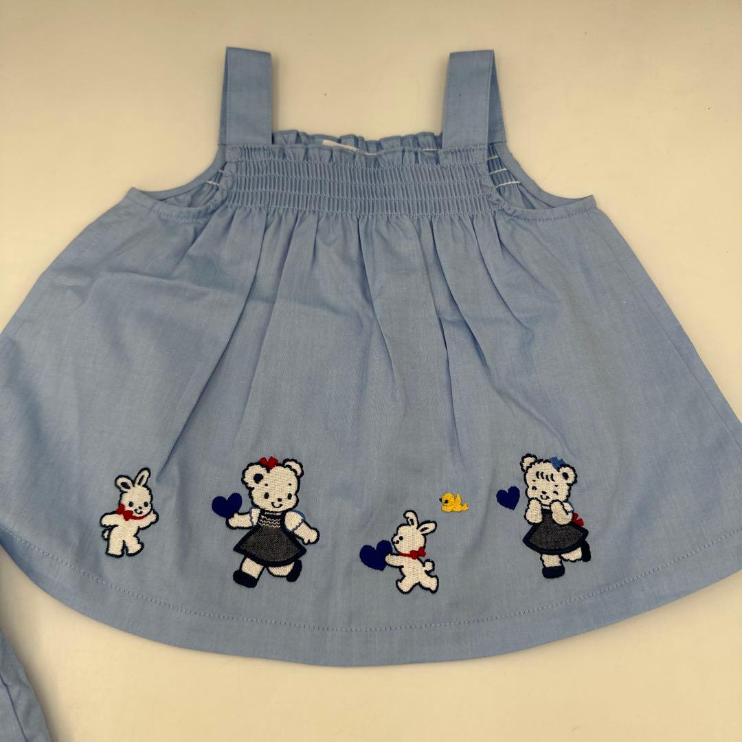 ほぼ未使用　ファミリア　familiar ワンピース　100/80セット　m13