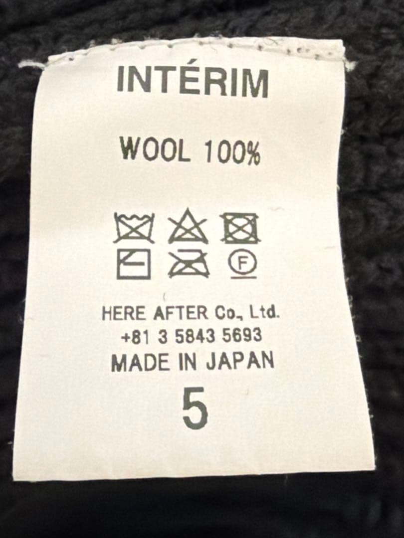 インテリム INTERIM ドライバーズニット ベスト