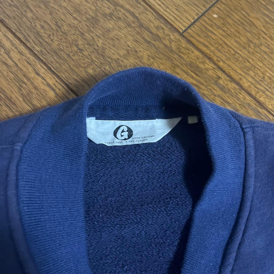 初期　good enough グッドイナフ　b15 ネイビー スウェットMA-1