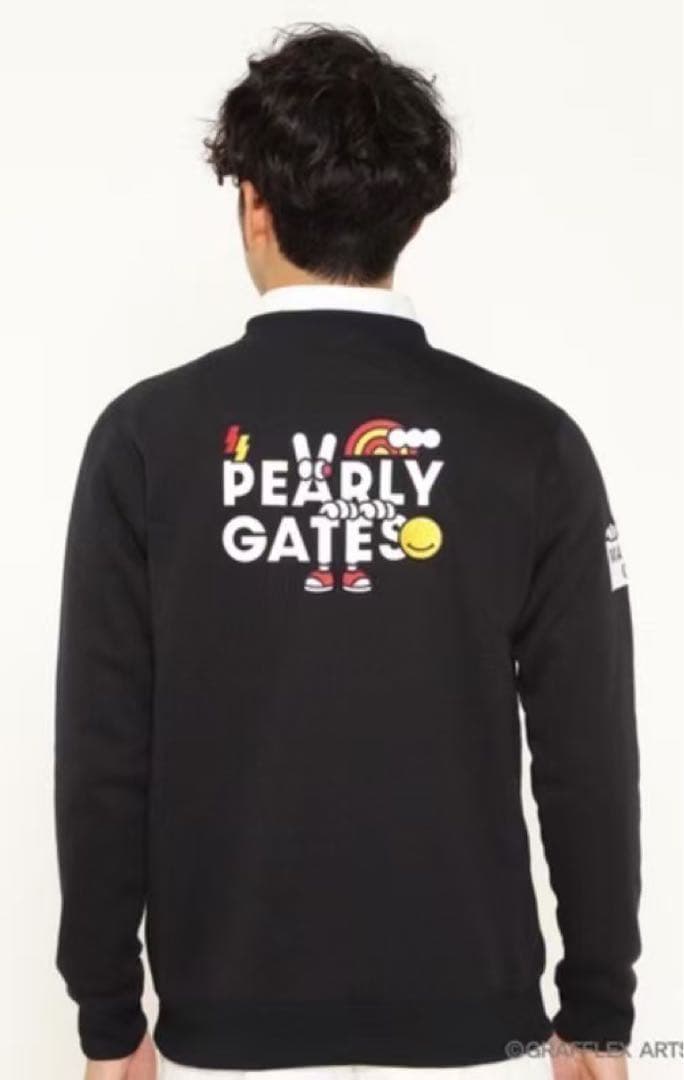 新品 正規品 パーリーゲイツ どうしちゃったPG XXL 紺 サイズ7