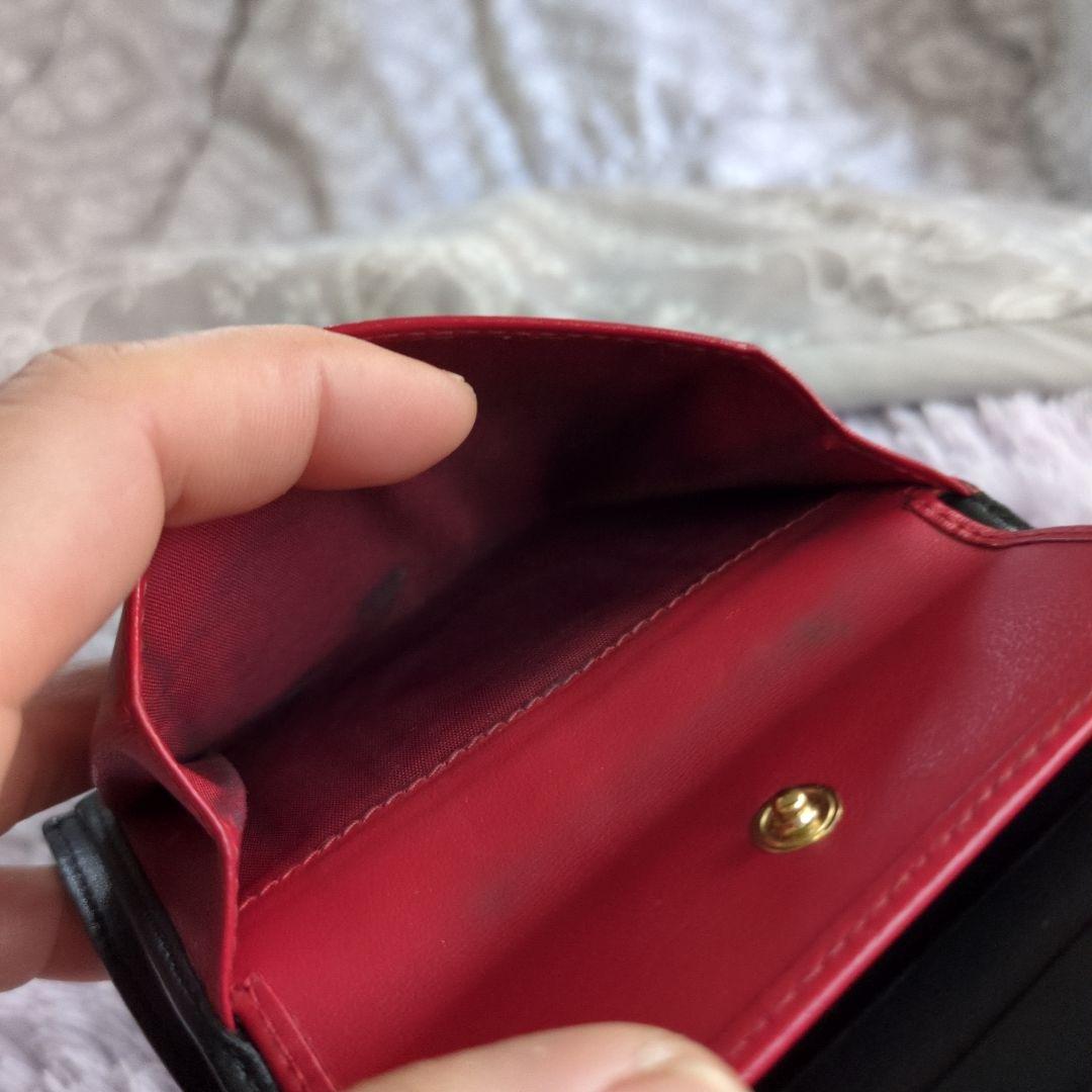 ミュウミュウ　ハート柄二つ折り財布　ウォレット