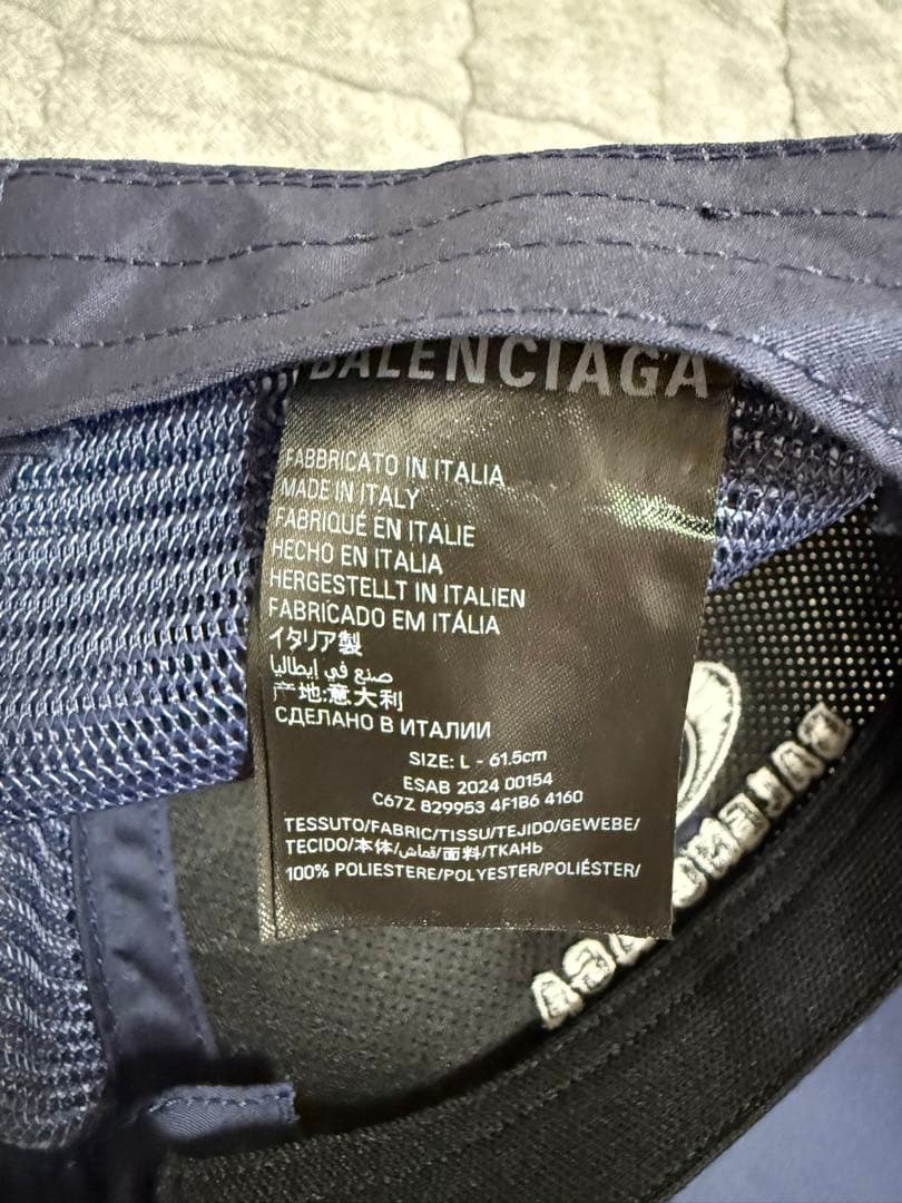 Balenciaga パンチング加工 メッシュキャップ　ランウェイコレクション