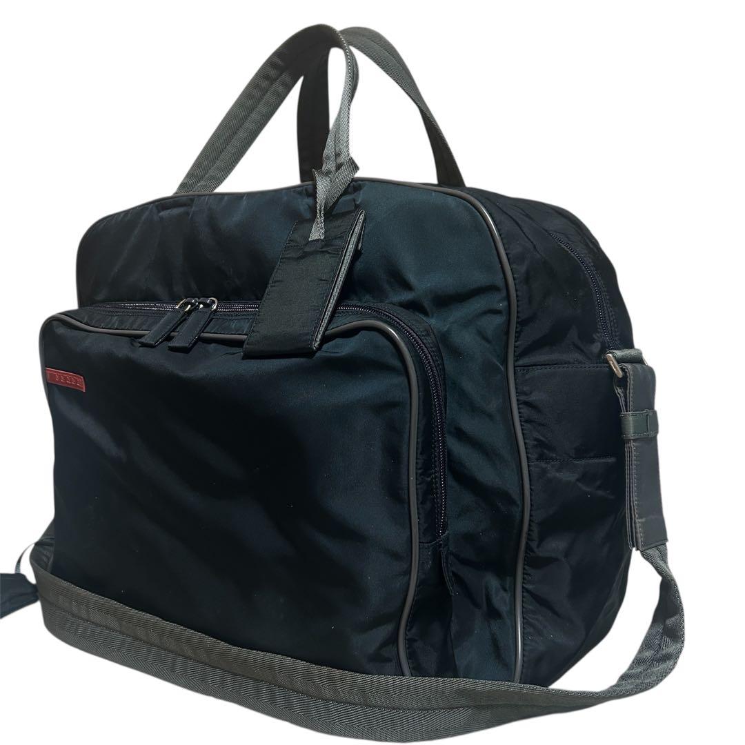 つ*き様 【美品】PRADA プラダスポーツ　2WAYボストンバッグ　ネイビー