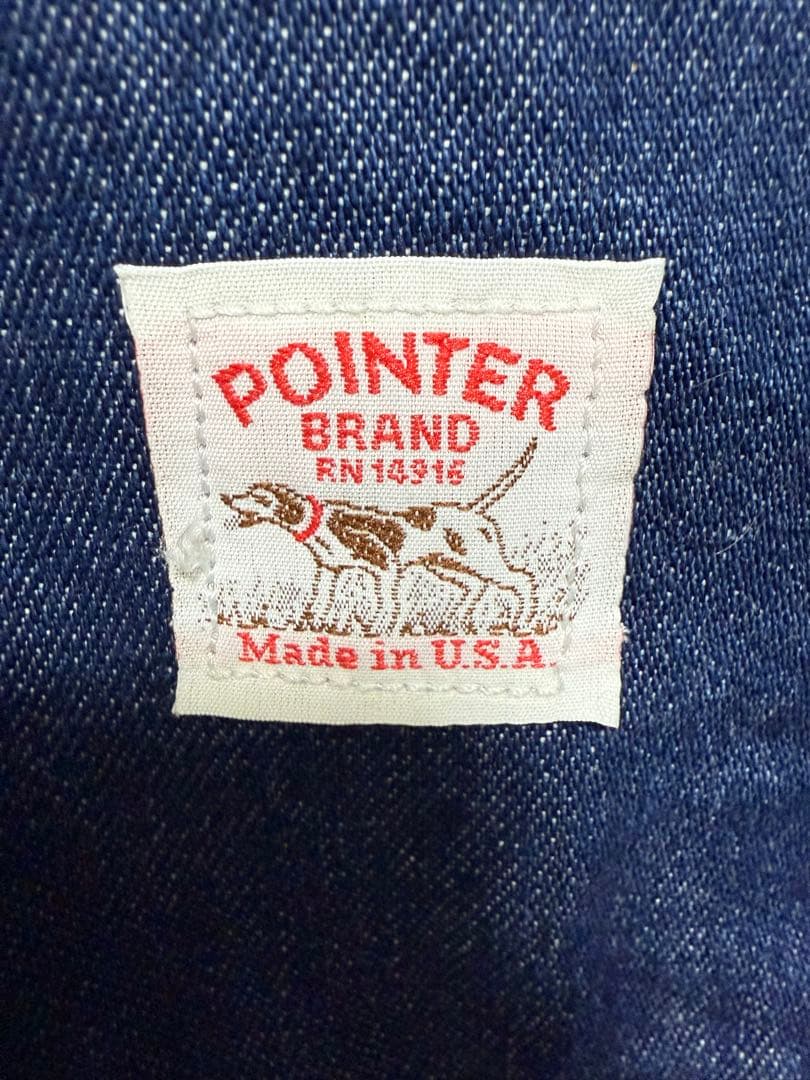 【アメ製】POINTER デニムカバーオール S