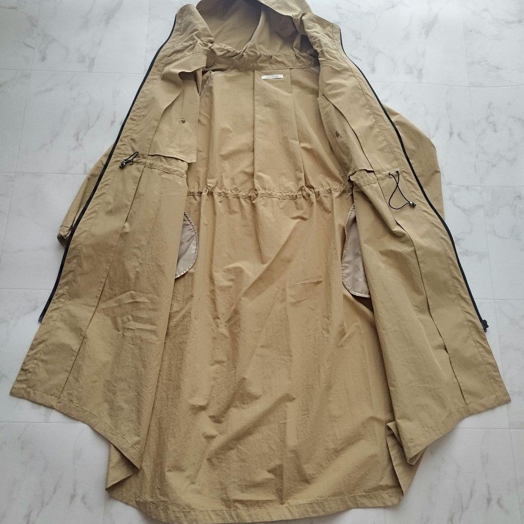 24年♡美品✨ハウスオブロータス ロングフーデッドコート ベージュ M 完売品