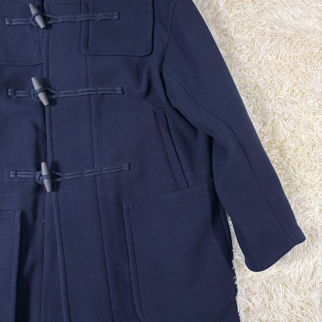 ユニクロ +J ウール オーバーサイズ ダッフルコート ネイビー UNIQLO