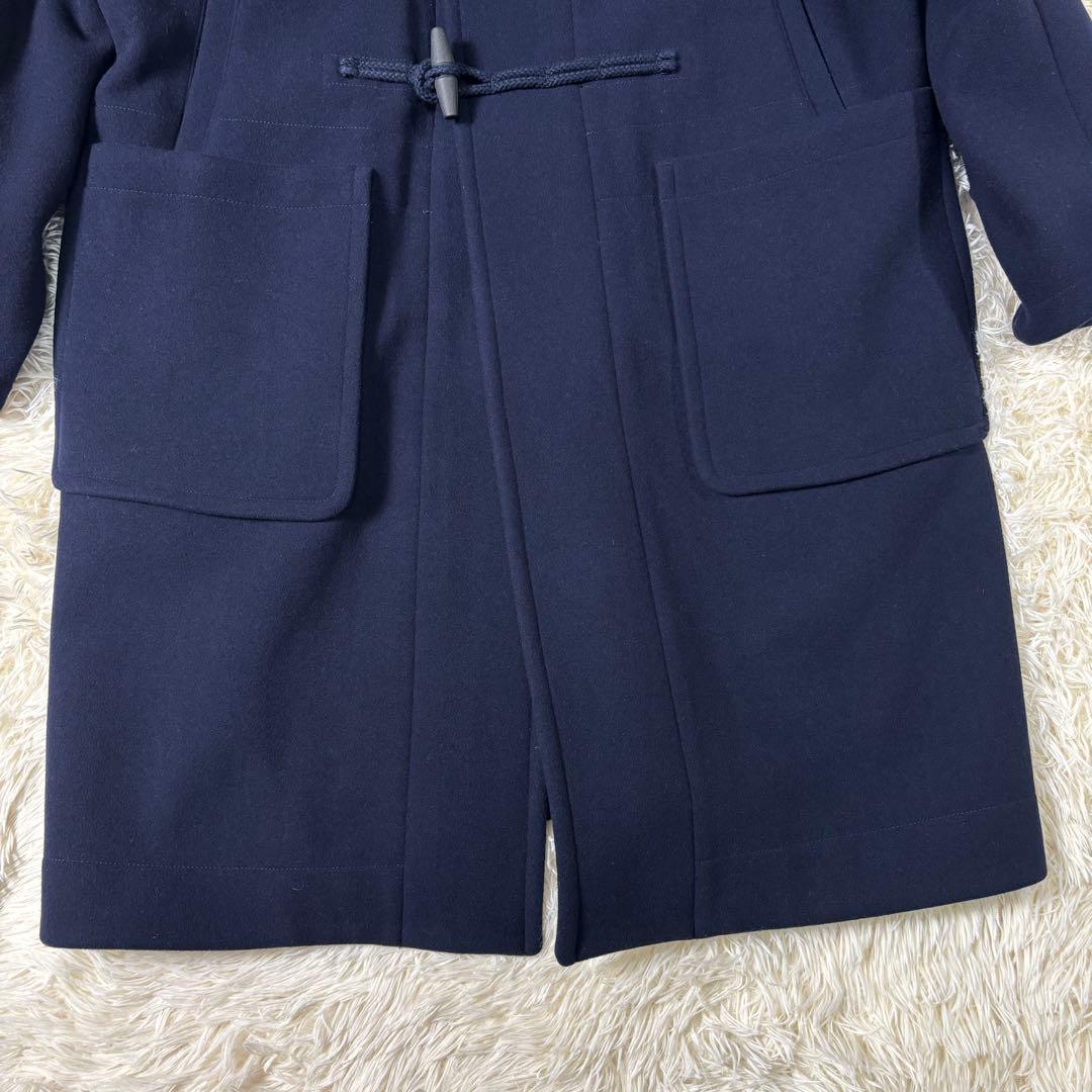 ユニクロ +J ウール オーバーサイズ ダッフルコート ネイビー UNIQLO