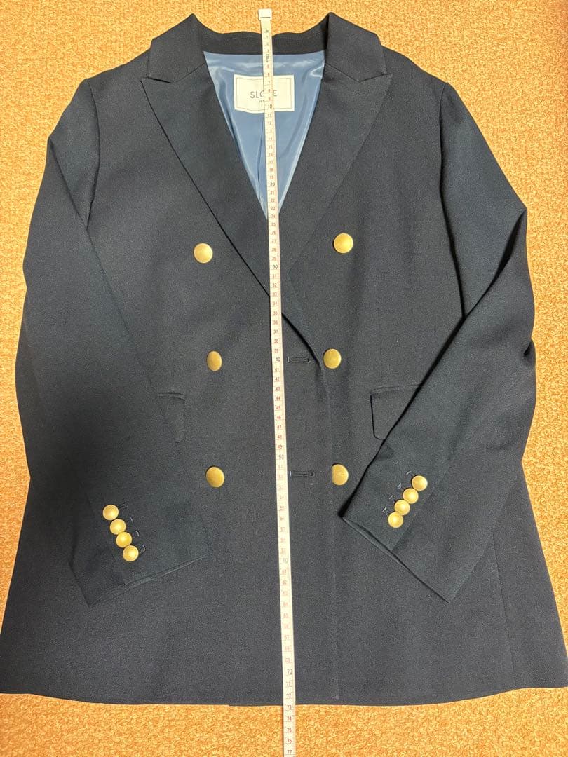 SLOBE IENA 金ボタンブレザー　ジャケット　ネイビー