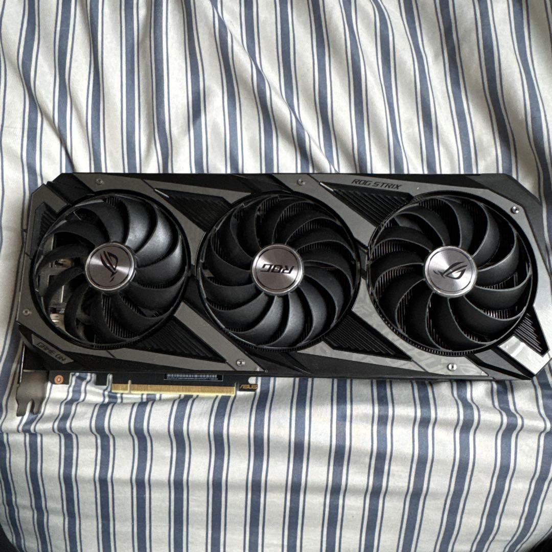 【ジャンク品】GEFORCE RTX 3060ti ホワイト グラフィックボード