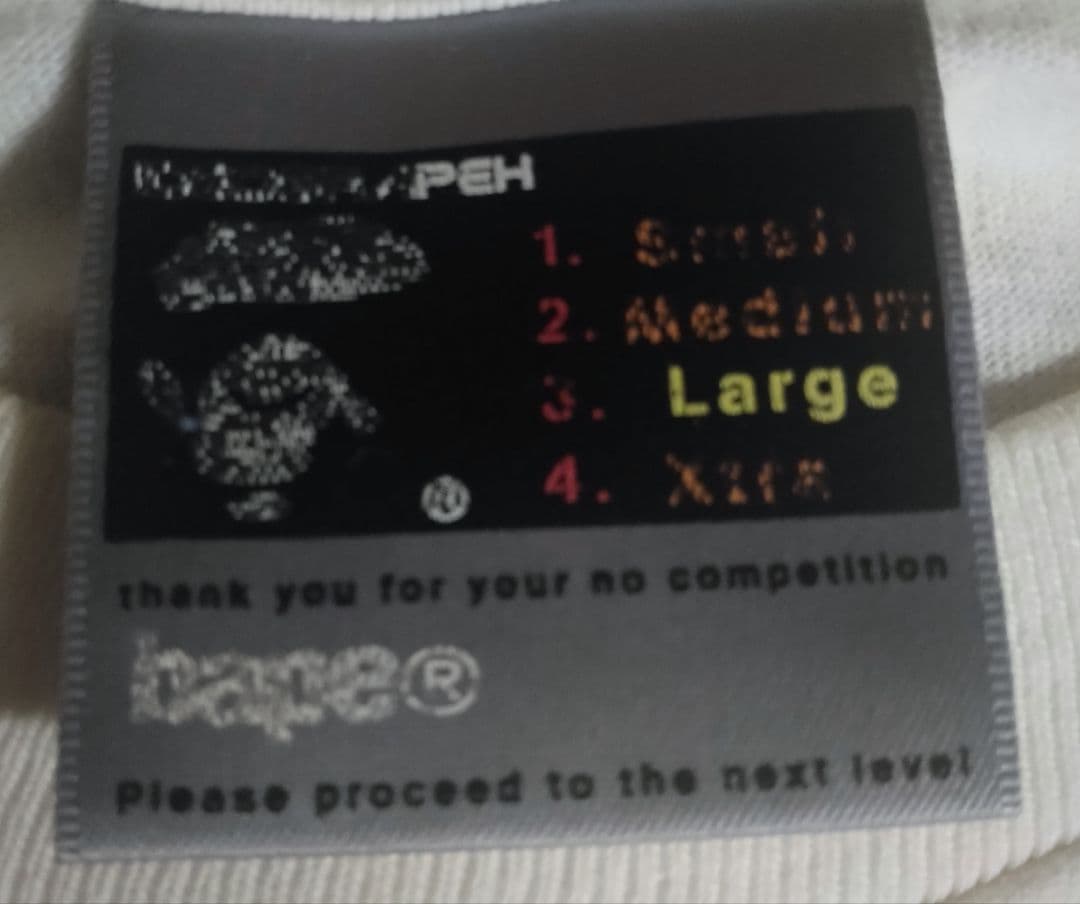 A BATHING APE アベイシングエイプ Tシャツ モザイク Lサイズ