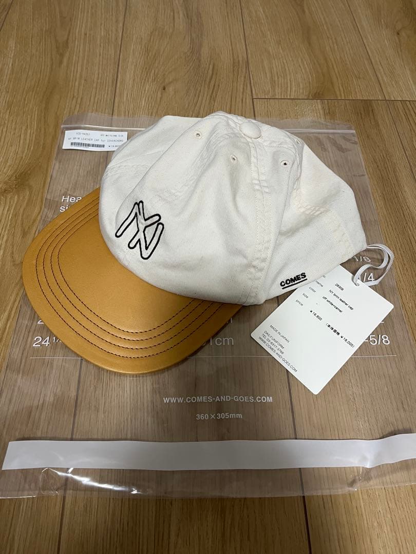 帽子 COMESANDGOES / NY BRIM LEATHER CAP