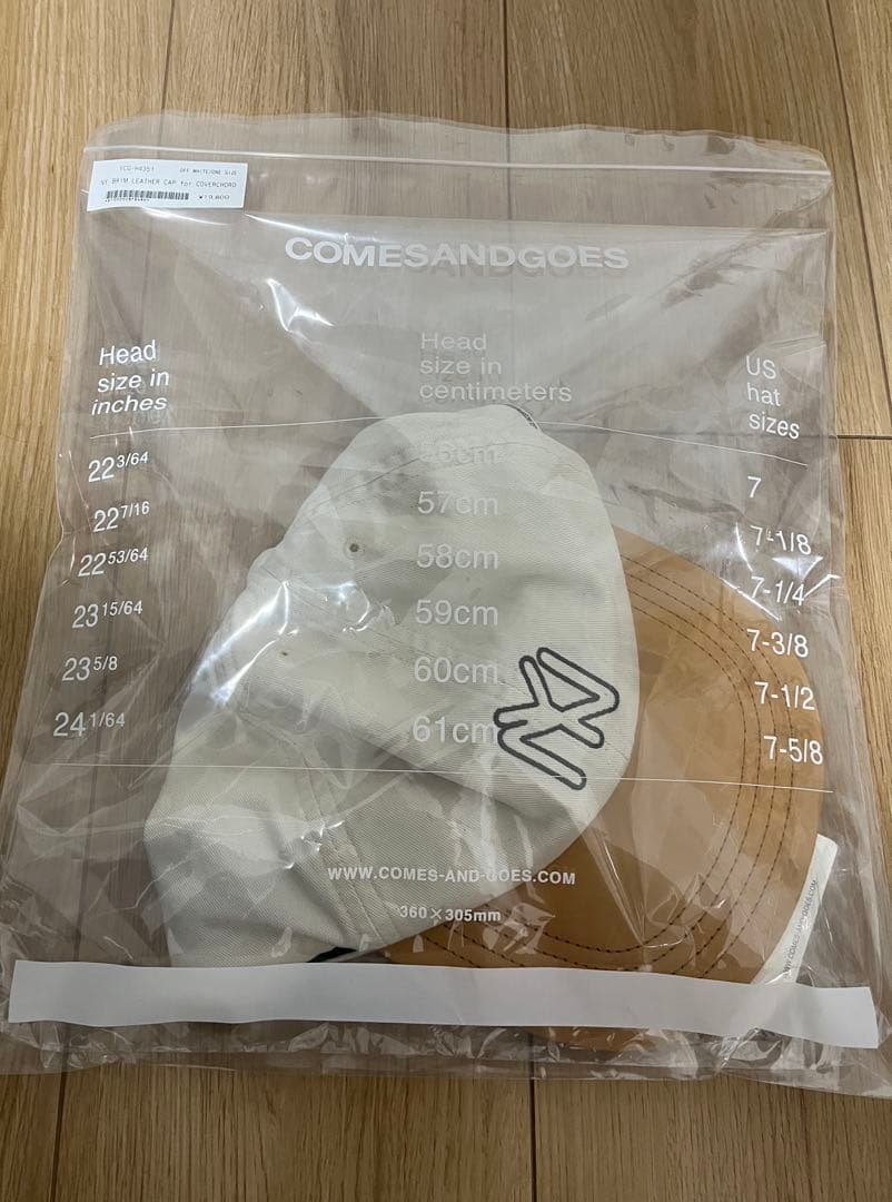 帽子 COMESANDGOES / NY BRIM LEATHER CAP