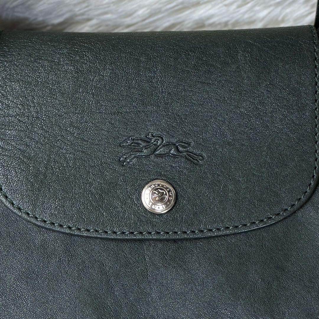 希少♡カーキ♡A4可♡Longchamp ロンシャン 2way ボストン バッグ