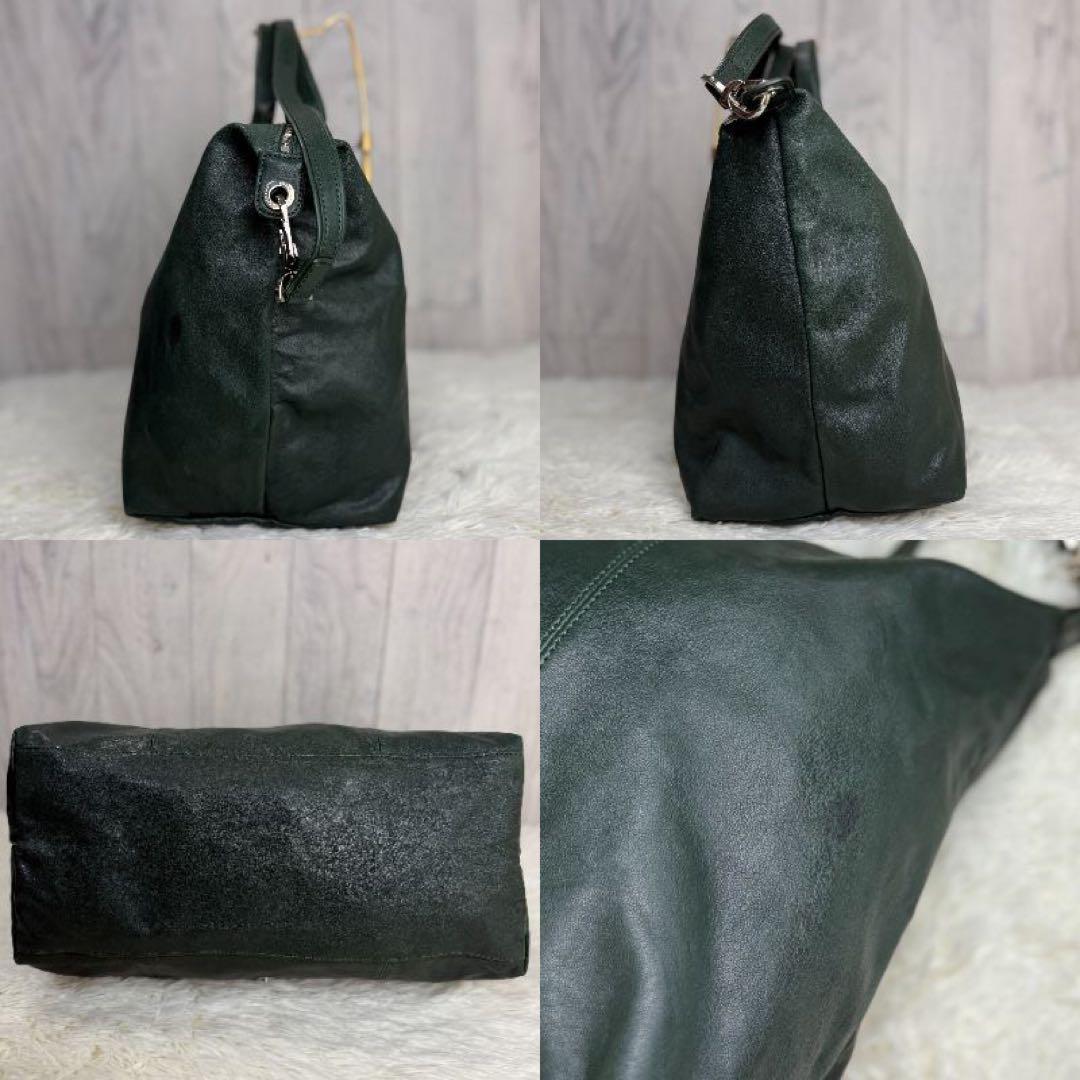 希少♡カーキ♡A4可♡Longchamp ロンシャン 2way ボストン バッグ