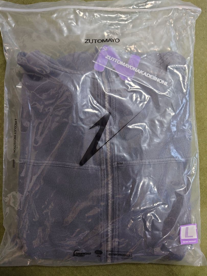 【未開封】ずとまよ 陰陽 Zipup Hoodie (Gray) Lサイズ