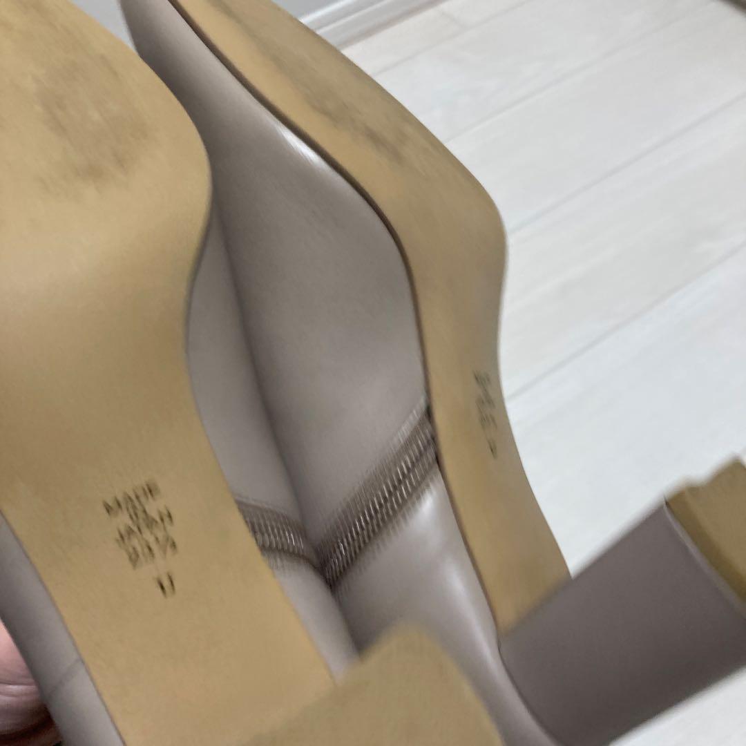 ダイアナ　23.5 ショートブーツ　定番　美品 ベージュ