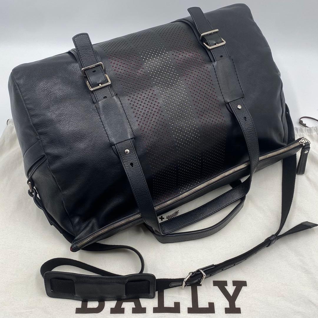mizmiz様✨バリー BALLY 2way ボストンバッグ レザー ショルダー