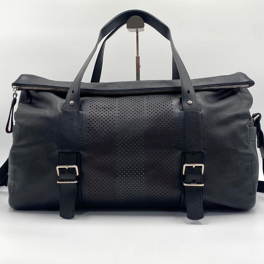 mizmiz様✨バリー BALLY 2way ボストンバッグ レザー ショルダー