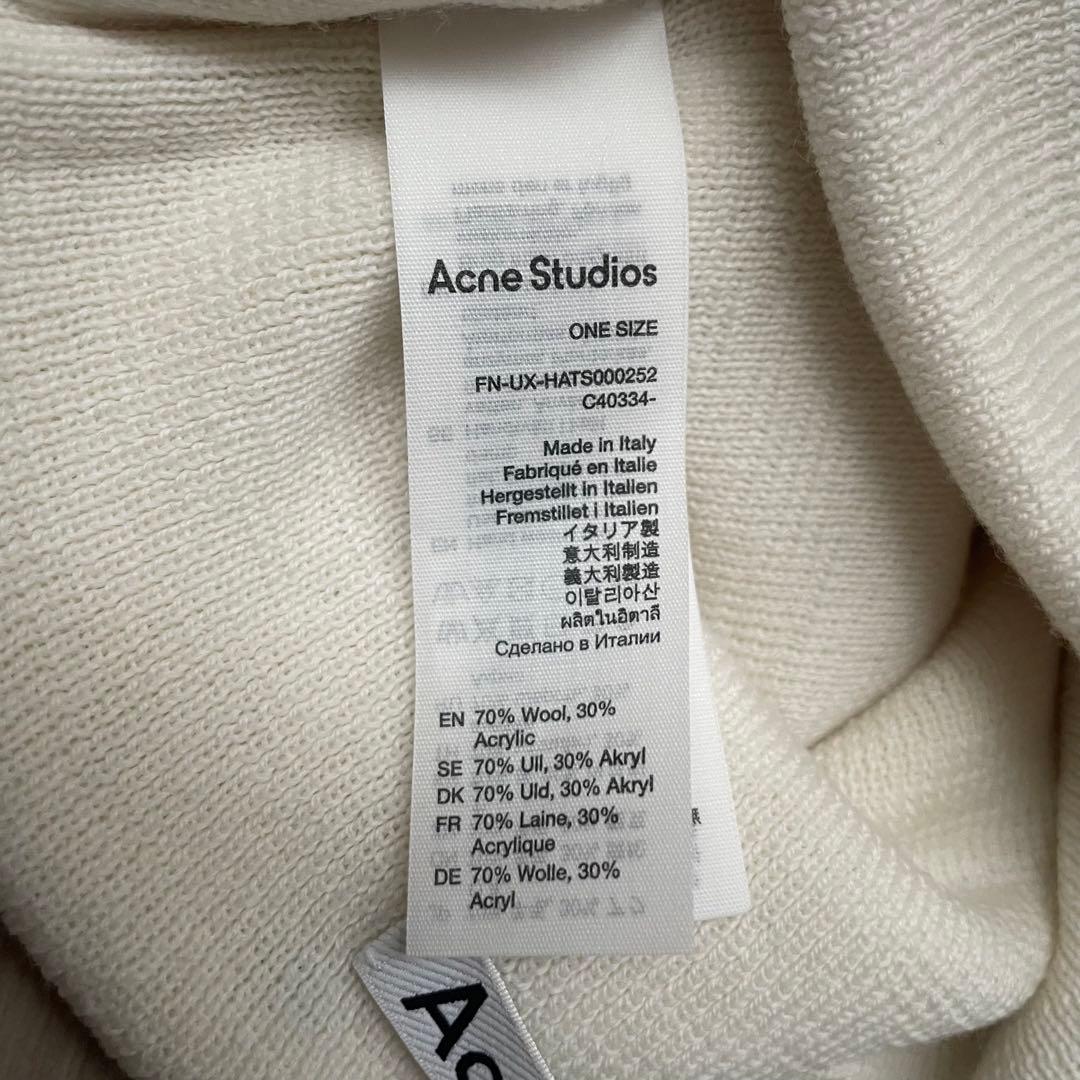ACNE STUDIOS ホワイトニット帽