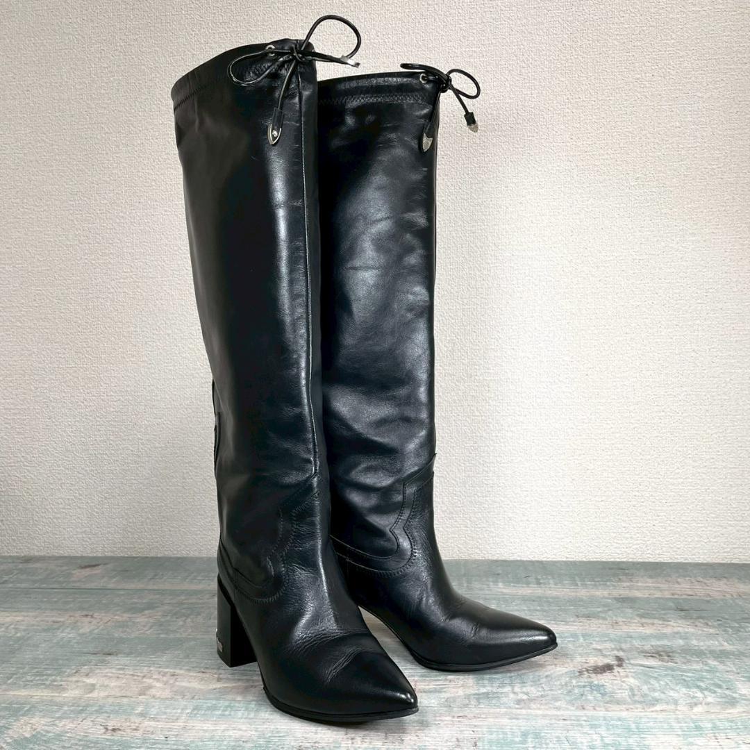 専用　美品 TOGA PULLA メタルヒール ロングブーツ 37