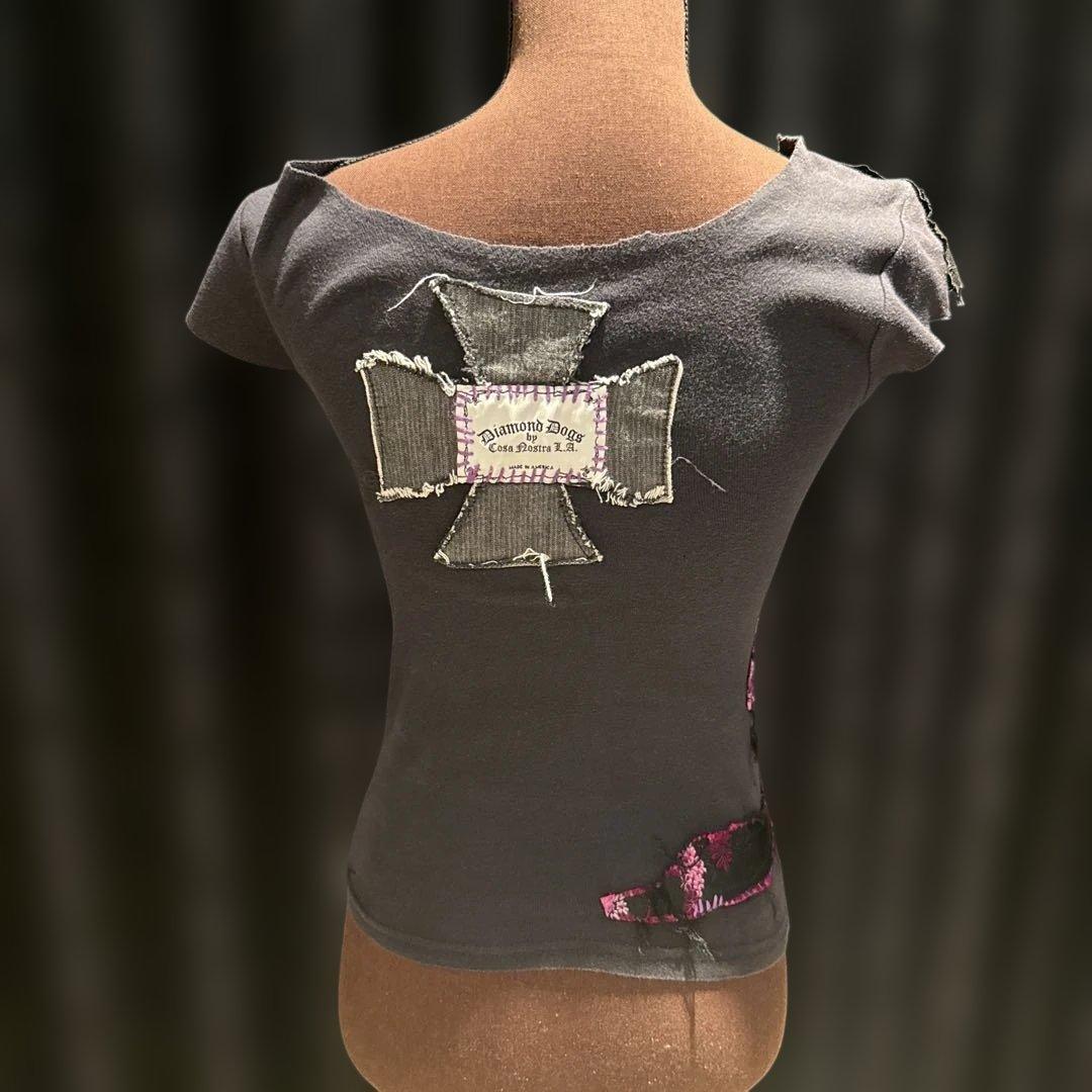 Diamonds DogsブラックTシャツ 半袖