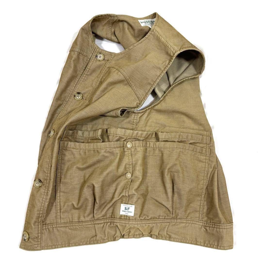 人気 SASSAFRAS OVERGROWN HIKER VEST S SIZE
