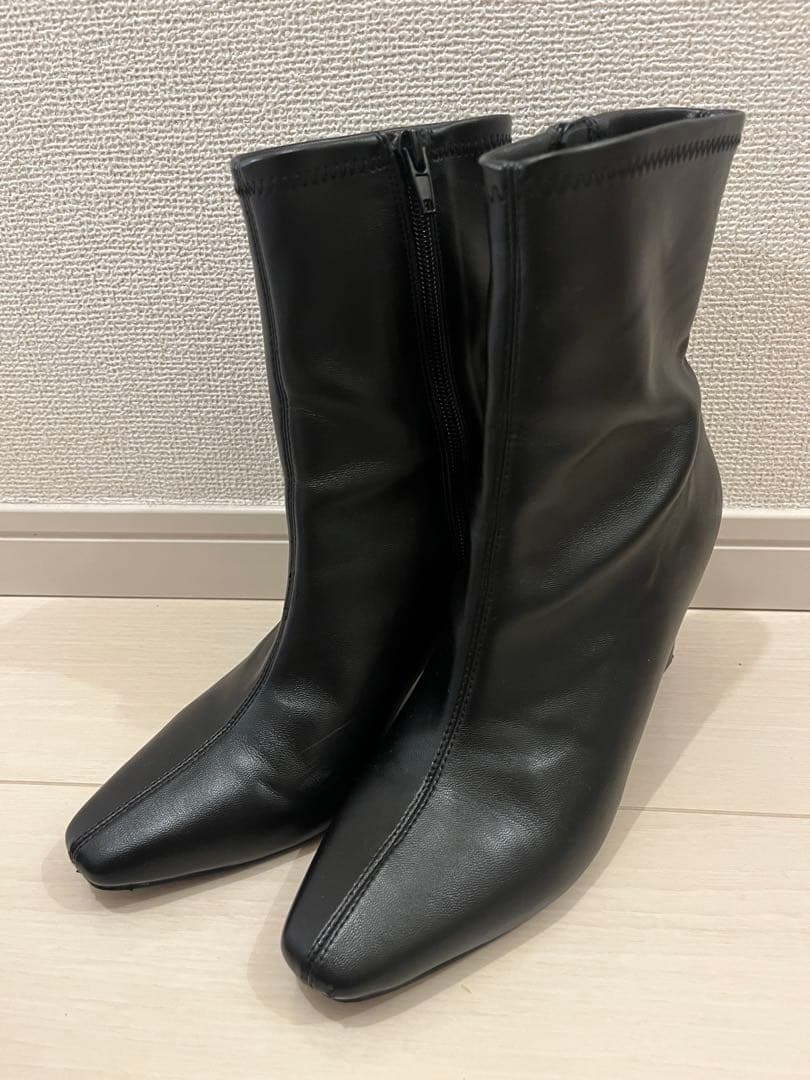 【美品☆今季SNIDEL】ストレッチショートブーツ