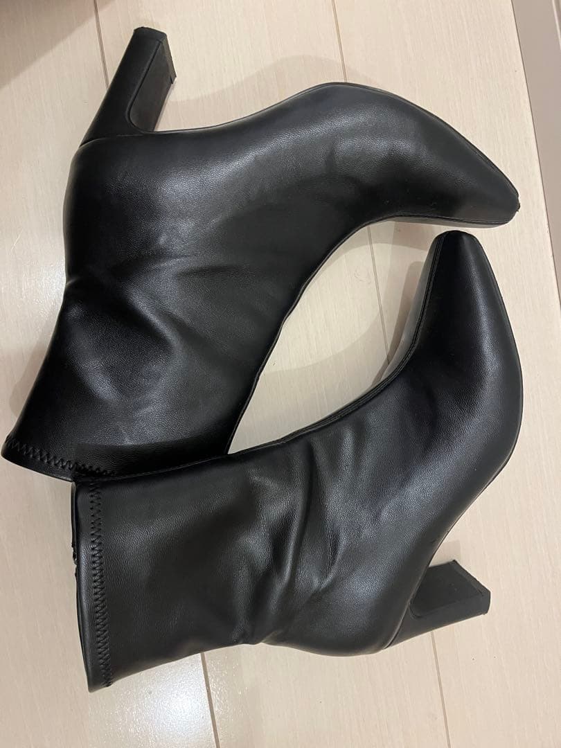 【美品☆今季SNIDEL】ストレッチショートブーツ