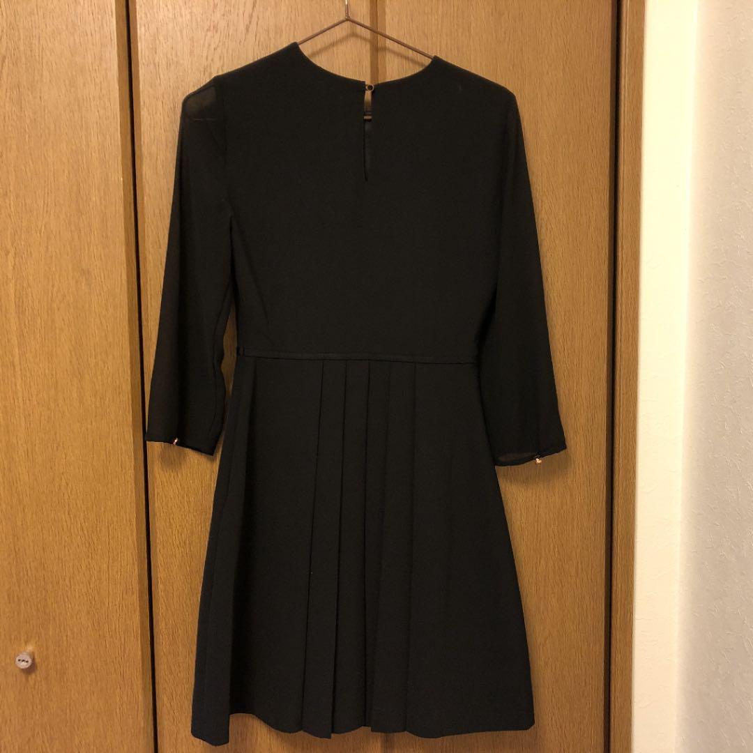 【XS】TED BAKER＊黒リボンワンピ