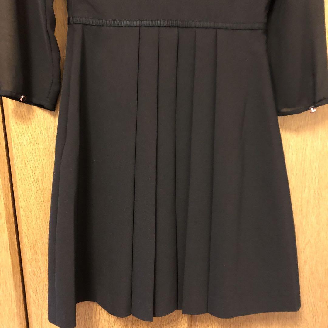 【XS】TED BAKER＊黒リボンワンピ