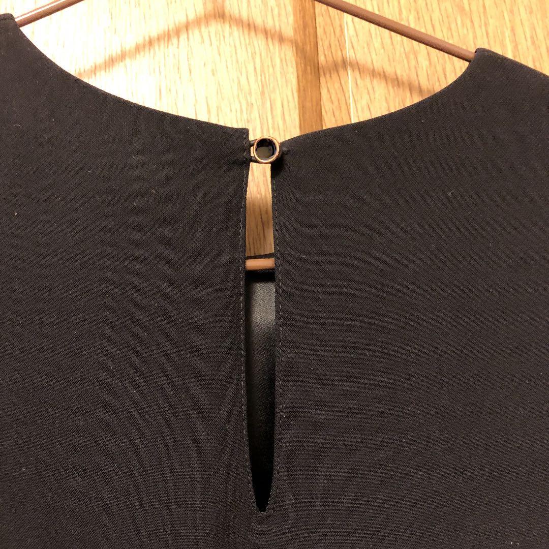 【XS】TED BAKER＊黒リボンワンピ