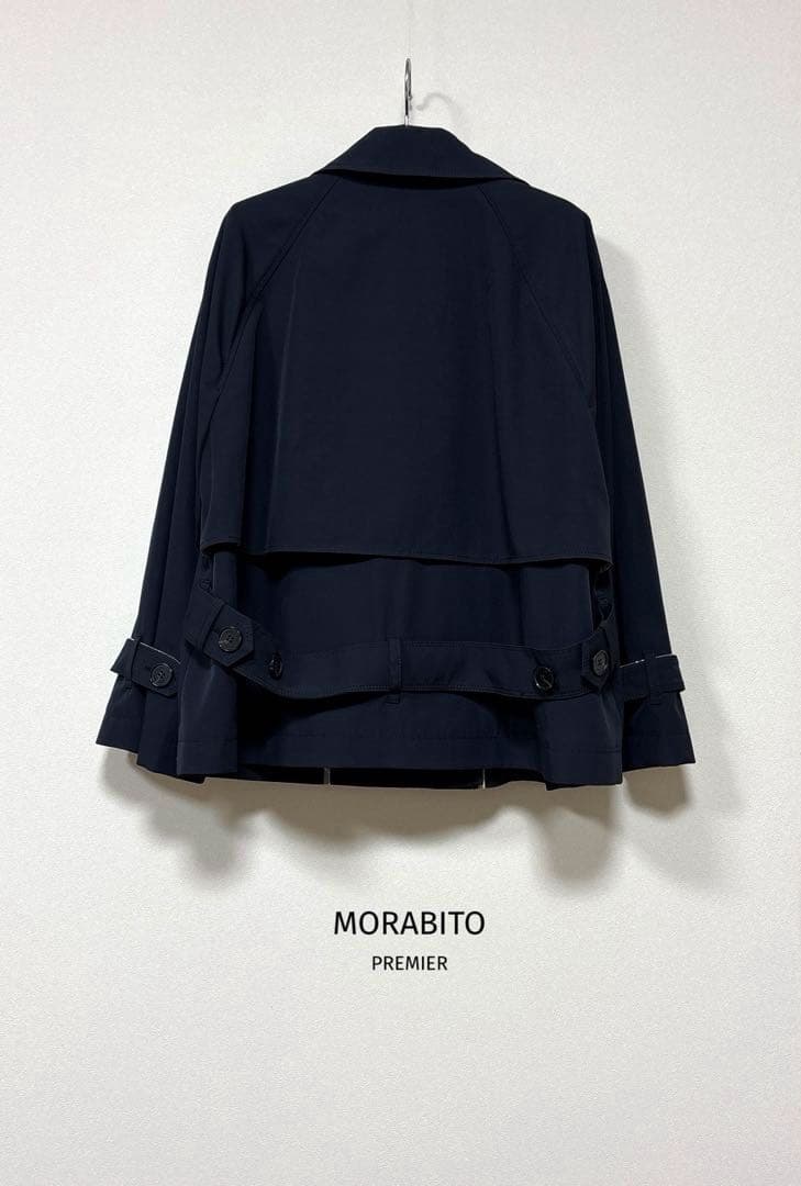 MORABITO モラビト《PREMIER》ショートトレンチ・デザインコート