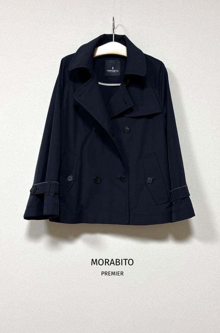 MORABITO モラビト《PREMIER》ショートトレンチ・デザインコート