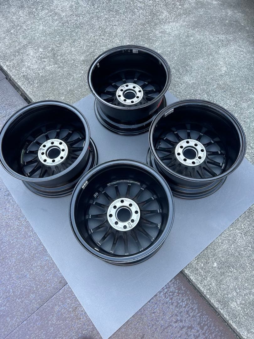 y*a様 XXR 15インチ ブラック スポークホイール 4本セット