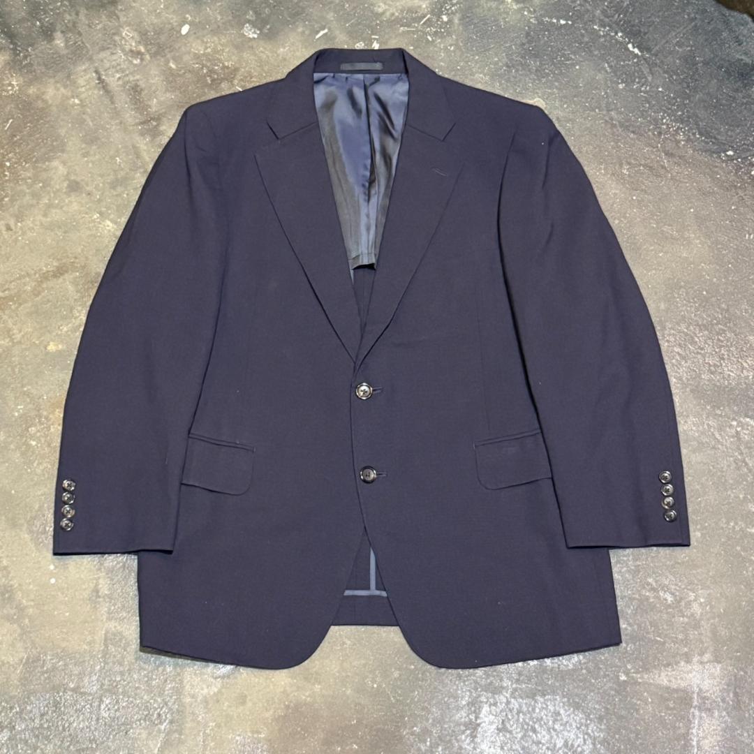 Burberrys バーバリー セットアップシングルウールスーツ BE4ネイビー