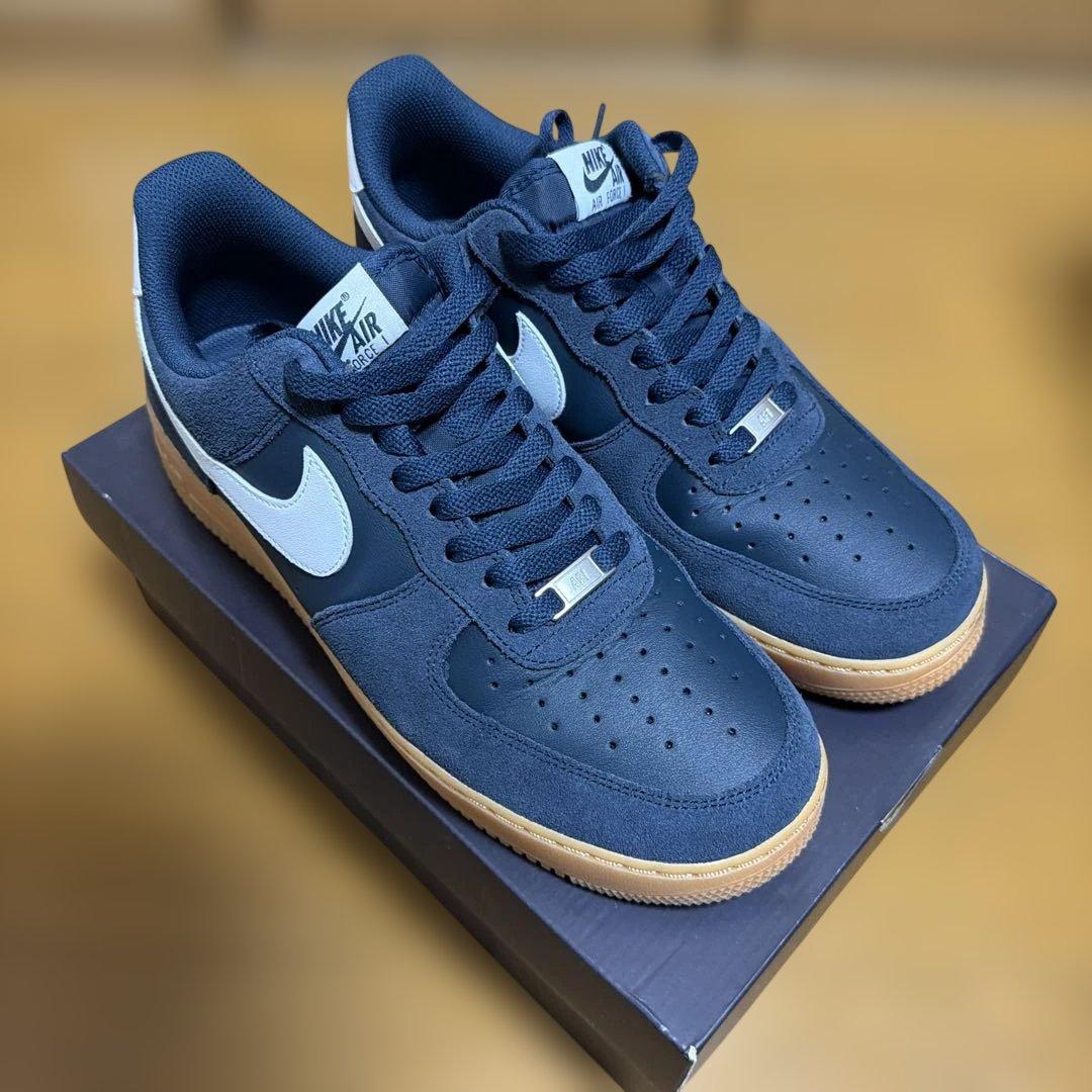 NIKE Air Force 1 ネイビー ガムソール