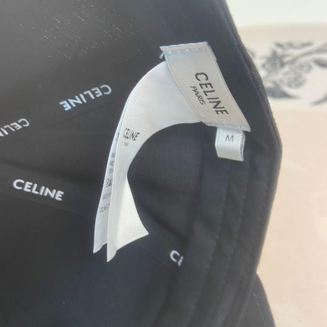 CELINE トリオンフ ロゴ ベースボールキャップ サイズ M