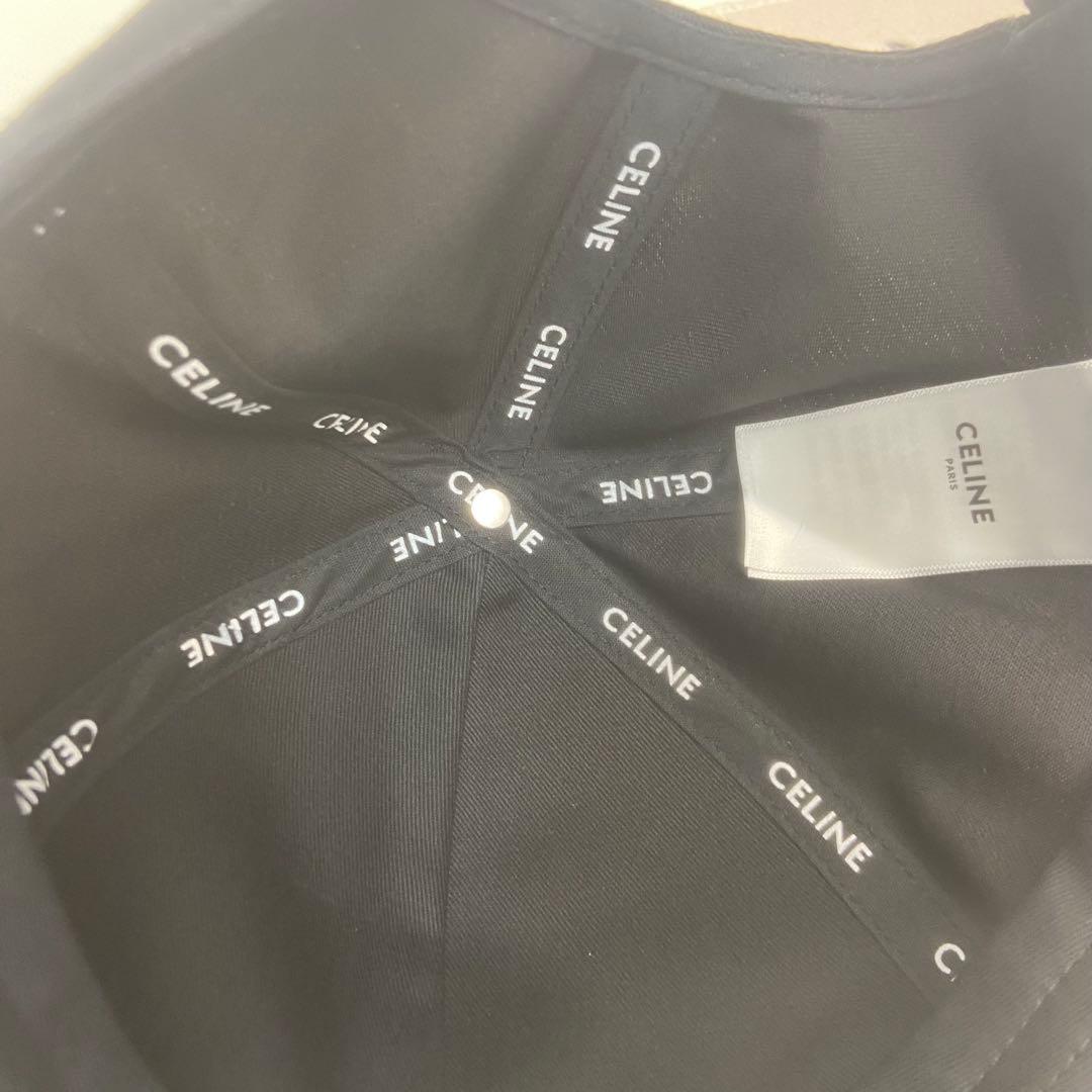 CELINE トリオンフ ロゴ ベースボールキャップ サイズ M