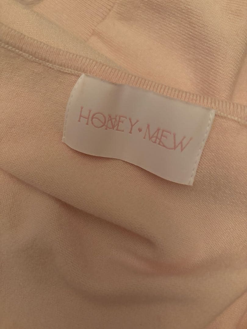 HONEY MEW ハニーミュウ ビッグリボンアンサンブルトップス ピンク