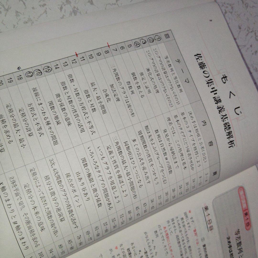 高3から始める入試対策 基礎解析集中講義　佐藤恒雄　#数学#東大#京大#医学部