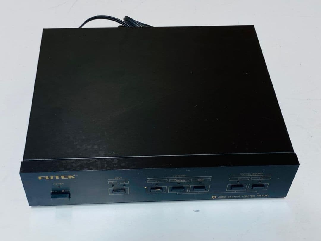 FUTEK FA700 ビデオキャプションアダプター ブラック