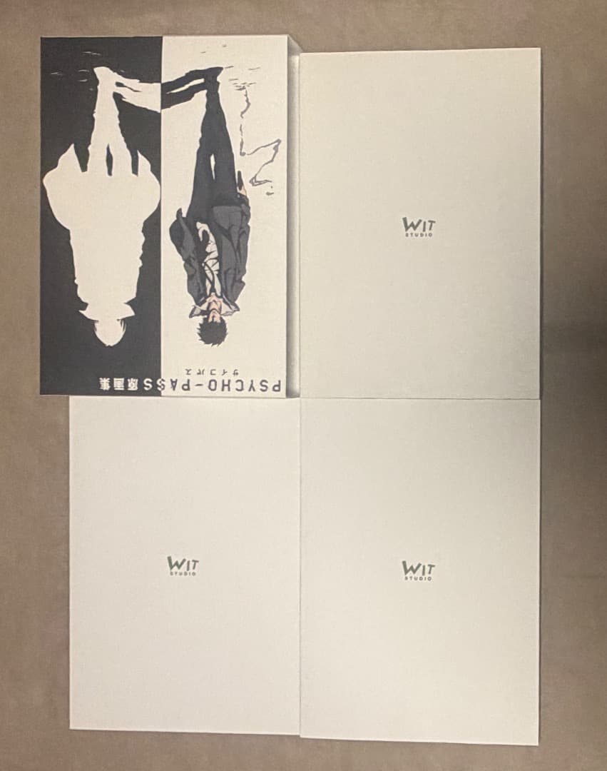 Psycho pass 収納ボックス付き原画集 1-3 セット