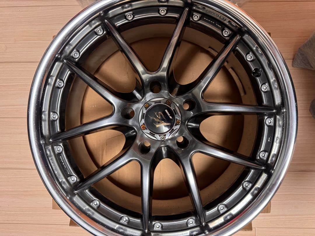 WORK VS SS 希少 当時物 5穴 7.5J ホイール ワーク 17インチ